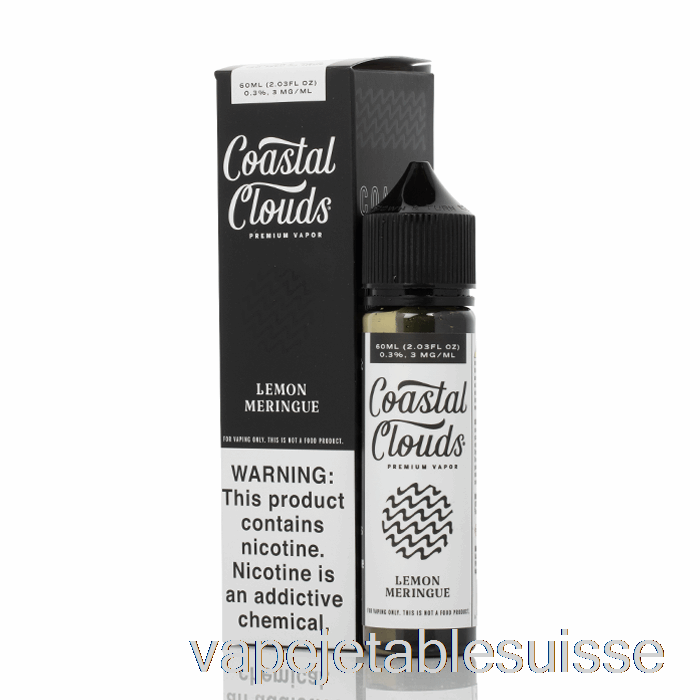 Vape Suisse Citron Meringué - Nuages ​​côtiers Co. - 60 Ml 6 Mg